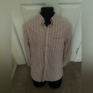 BEN SHERMAN, BUTTON DOWN LONG SLEEVE HERITAGE, CHECK SHIRT, SIZE MEDIUM.